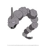How to Draw Onix from Pokemon