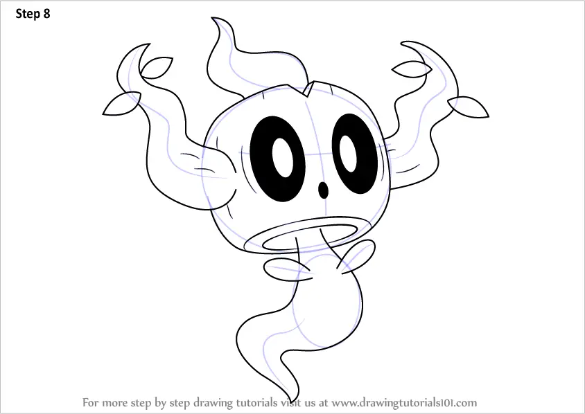 Learn How to Draw Phantump from Pokemon (Pokemon) Step by Step