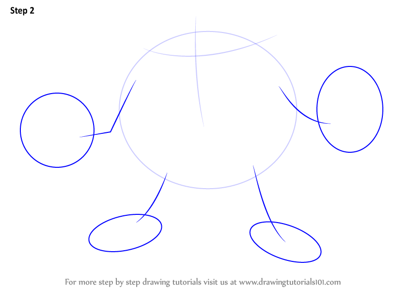 How to Draw Poliwrath from Pokemon (Pokemon) Step by Step