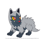 How to Draw Poochyena from Pokemon