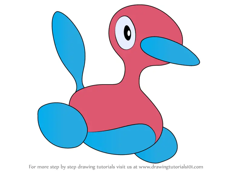 Learn How to Draw Porygon2 from Pokemon (Pokemon) Step by Step