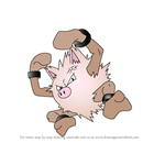 How to Draw Primeape from Pokemon