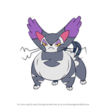 How to Draw Purugly from Pokemon