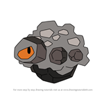 How to Draw Rolycoly from Pokemon