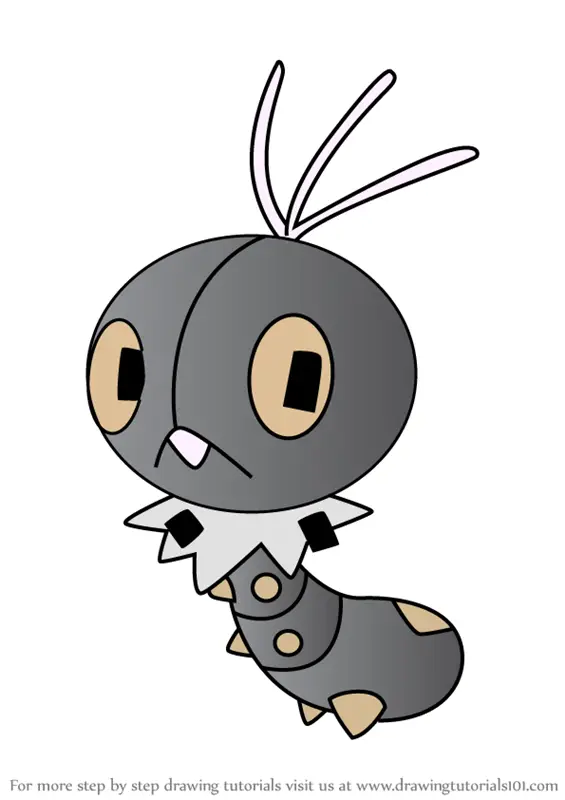 Learn How to Draw Scatterbug from Pokemon (Pokemon) Step by Step