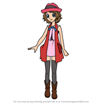 How to Draw Serena from Pokemon