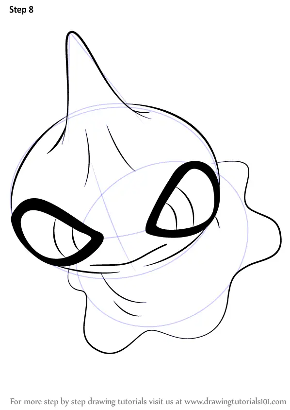 Learn How to Draw Shuppet from Pokemon (Pokemon) Step by Step : Drawing