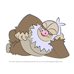 How to Draw Slaking from Pokemon