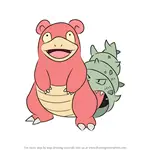 How to Draw Slowbro from Pokemon