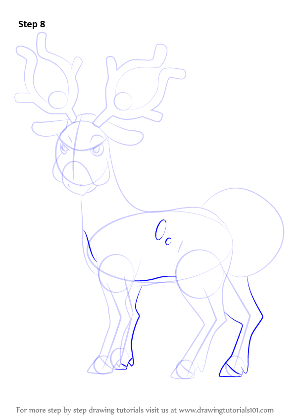Stantler Pokemon Coloring Pages