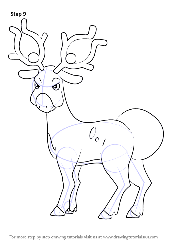 Stantler Pokemon Coloring Pages
