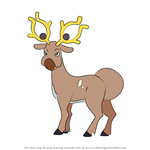 How to Draw Stantler from Pokemon