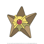How to Draw Staryu from Pokemon