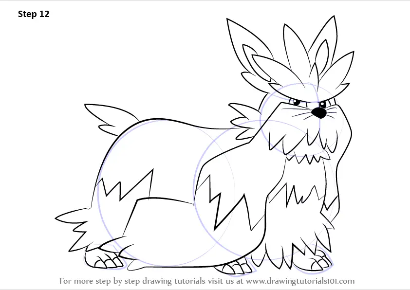 Learn How to Draw Stoutland from Pokemon (Pokemon) Step by Step