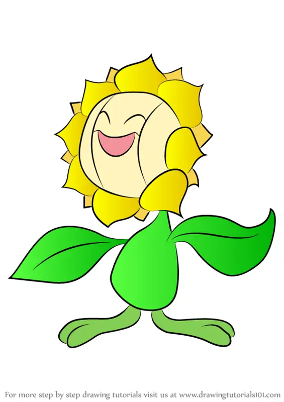 Learn How to Draw Sunflora from Pokemon (Pokemon) Step by Step