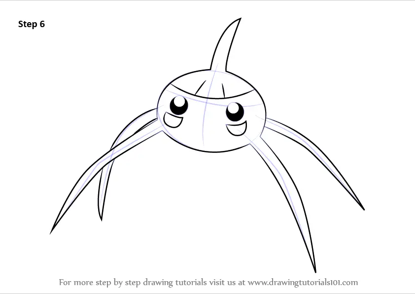 Learn How to Draw Surskit from Pokemon (Pokemon) Step by Step : Drawing