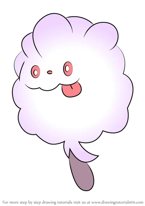 Learn How to Draw Swirlix from Pokemon (Pokemon) Step by Step : Drawing