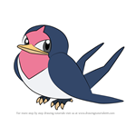 How to Draw Taillow from Pokemon