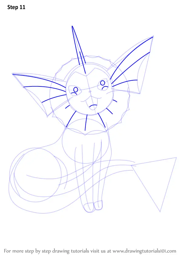 Featured image of post How To Draw Pokemon Vaporeon Step By Step I did with my vaporeon though