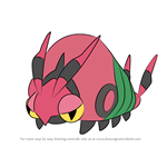How to Draw Venipede from Pokemon