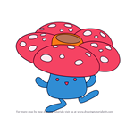 How to Draw Vileplume from Pokemon