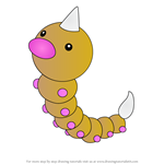 How to Draw Weedle from Pokemon