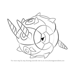 How to Draw Whirlipede from Pokemon