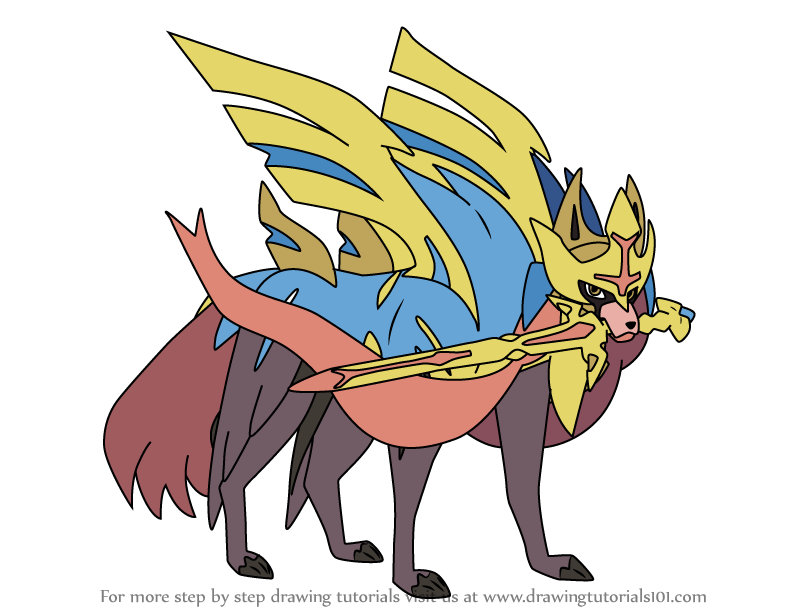 zacian and zacian (pokemon) drawn by chorefuji