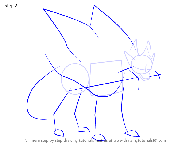 Learn How To Draw Zacian From Pokemon Pokemon Step By Step Drawing Tutorials