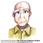 How to Draw Mr. Fuji from Pokémon Origins