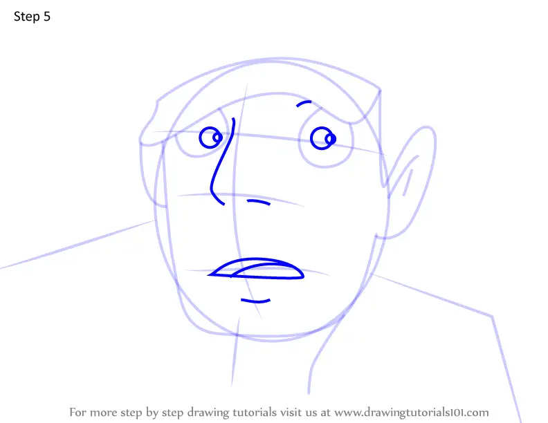 Learn How to Draw Koichi from Ponyo (Ponyo) Step by Step : Drawing Tutorials