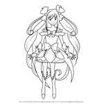 How to Draw Cure Echo from Pretty Cure