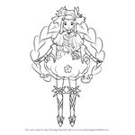 How to Draw Cure Felice from Pretty Cure