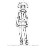 How to Draw Hoshizora Miyuki from Pretty Cure