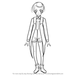 How to Draw Kenzaki Makoto from Pretty Cure