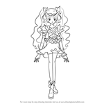 How to Draw Milky Rose from Pretty Cure