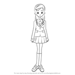 How to Draw Yukishiro Honoka from Pretty Cure