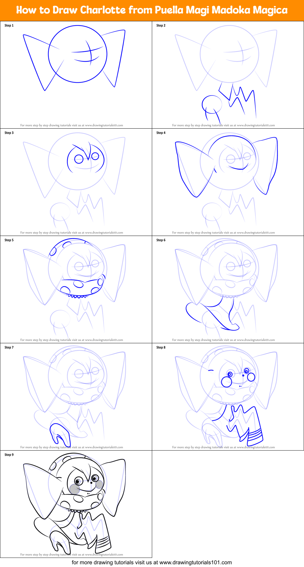 How to Draw Charlotte from Puella