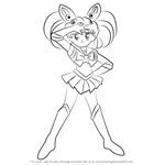 How to Draw Sailor Chibi Moon from Sailor Moon