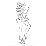 How to Draw Sailor Jupiter from Sailor Moon