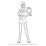 How to Draw Sailor Star Healer from Sailor Moon