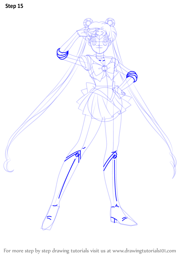 Learn How To Draw Sailor Moon Sailor Moon Step By Step Drawing