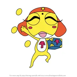 How to Draw Kanene from Sgt. Frog