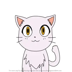 How to Draw Kitten from Sgt. Frog
