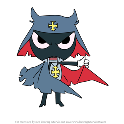 How to Draw Kyurara from Sgt. Frog