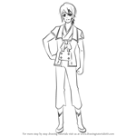 How to Draw Shun Aonuma from Shin Sekai Yori