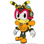 How to Draw Charmy Bee from Sonic X