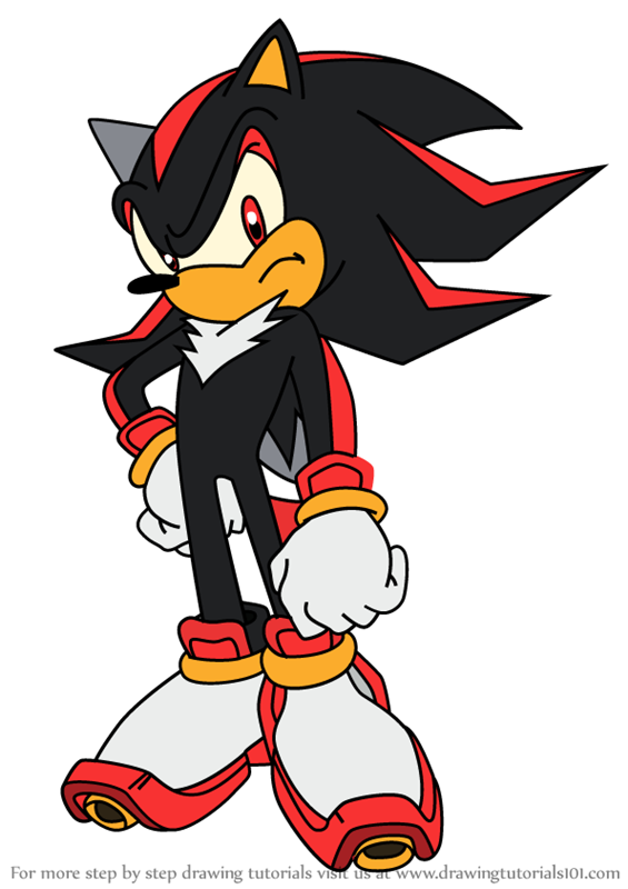 Shadow The Hedgehog Drawing Easy