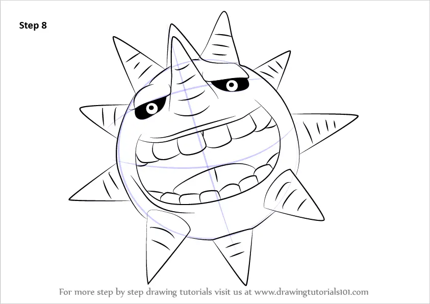 Learn How to Draw Sun from Soul Eater (Soul Eater) Step by Step : Drawing  Tutorials