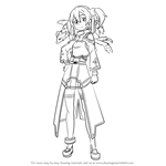 How to Draw Silica from Sword Art Online